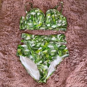 3X high-waisted Bathing suit